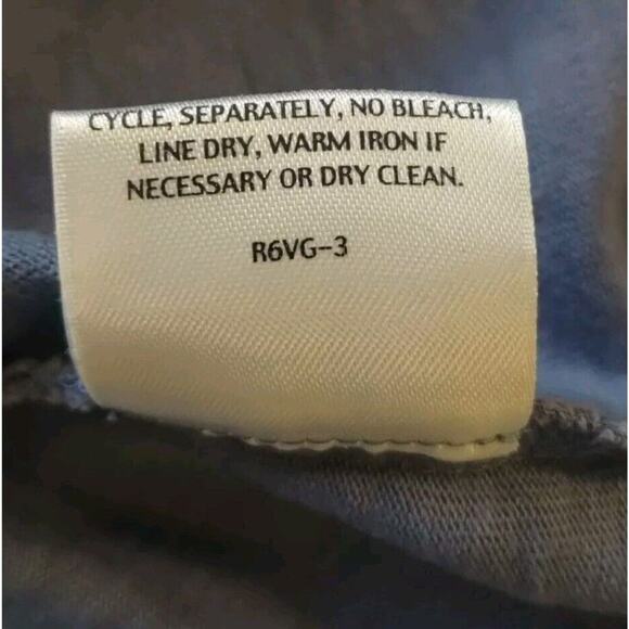 Eileen Fisher Vintage 100% Cotton Knit Pocketed Purple -Blue Jacket Women's M - Picture 9 of 13